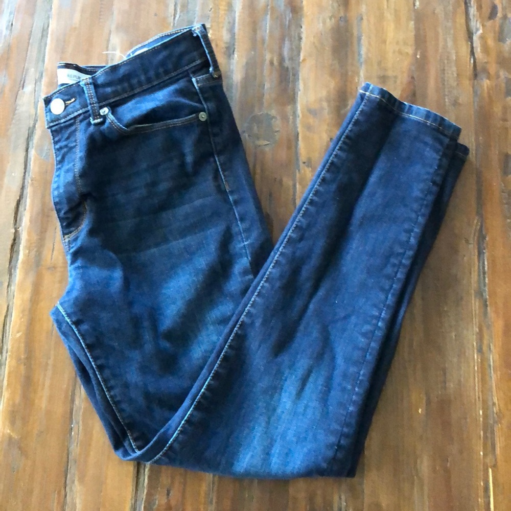 Banana Republic high rise skinny ankle jeans